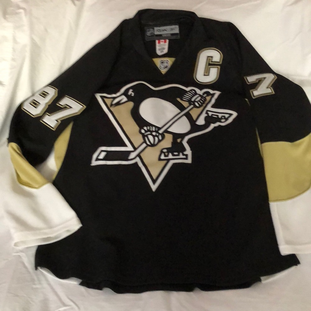 Penguins Sydney Crosby Reebok Jersey